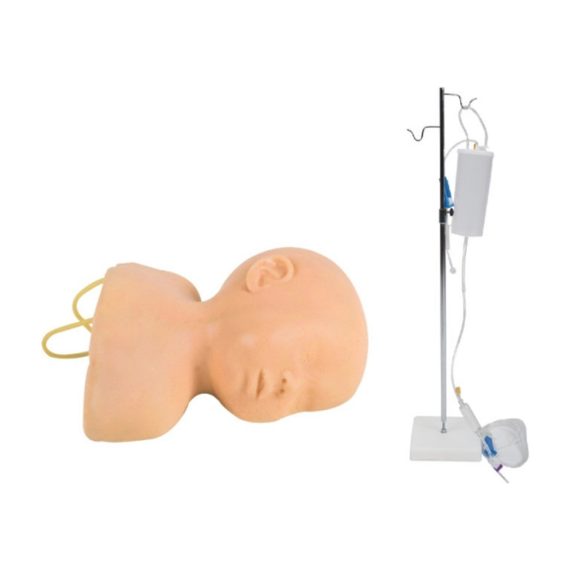 Modelo para entrenamiento de venopunción del cuero cabelludo de bebé QH G1